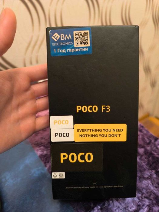 Xiaomi Poco F3 5G 8GB RAM 256 ROM