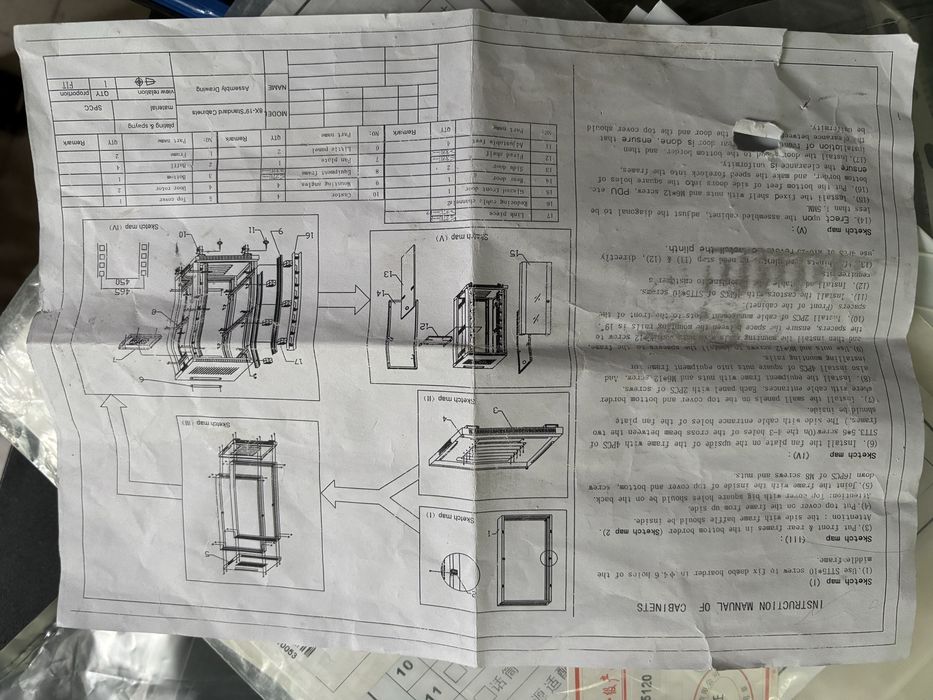 Шкафы серверные б/у