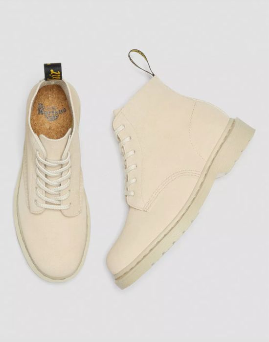 Dr. Martens 101 Mono Suede Boots ОРИГИНАЛ дамски боти/кубинки 37/23,5
