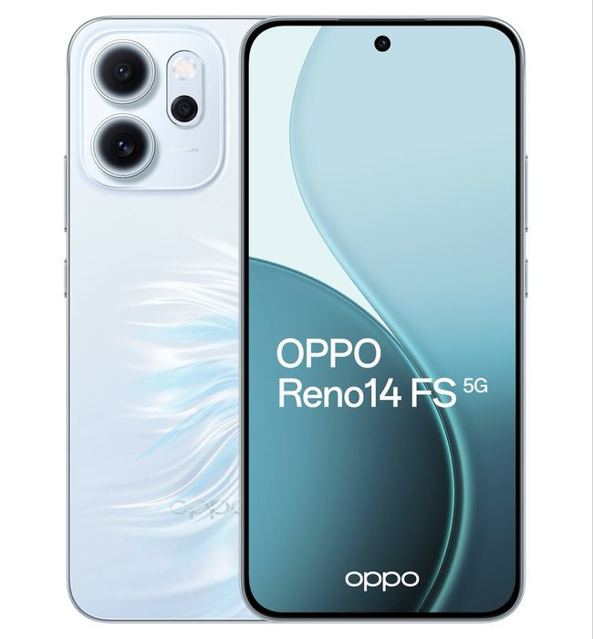 НОВО!!! OPPO Reno14 FS 5G, 12GB, 512GB, Opal Blue