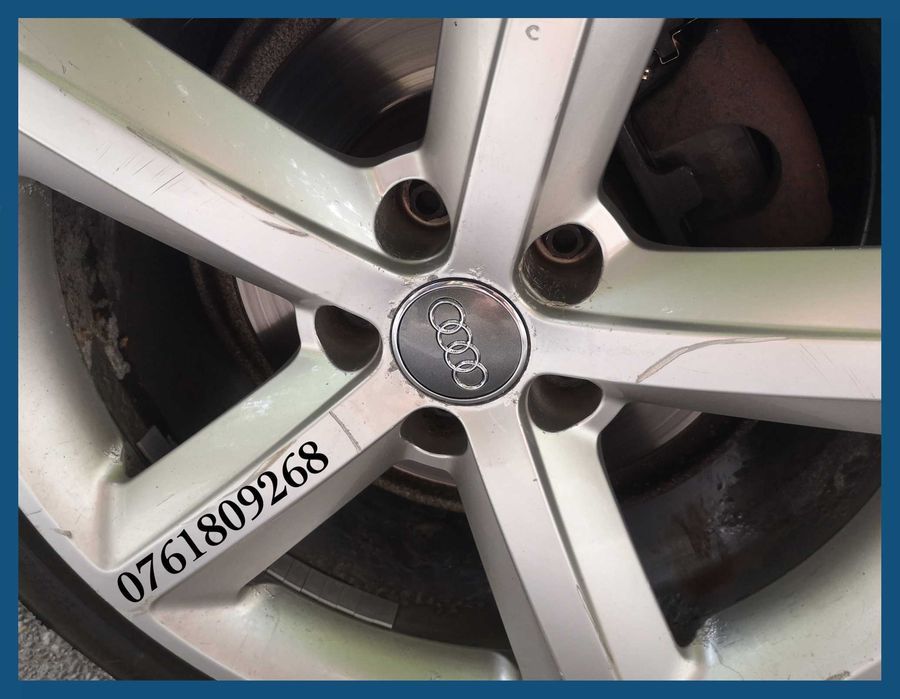 Set 4 capace 61mm 4M0/ 8W0601170 jante aliaj Audi A4 A5 A6 A7 Q3 Q5 Q7