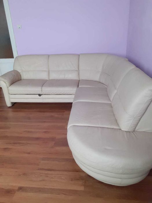 Colțar extensibil din piele