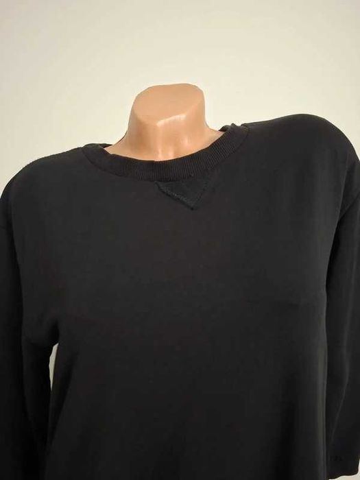 Rochie Wendy Trendy,neagră, asimetrica, cu tul și decupaj la spate, mărimea L