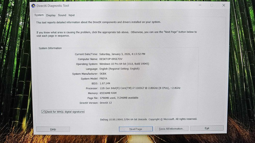 Laptop Custom Skikk Freya I7-1165G7 64GB/2 TB SSD Zeus Amanet 66315