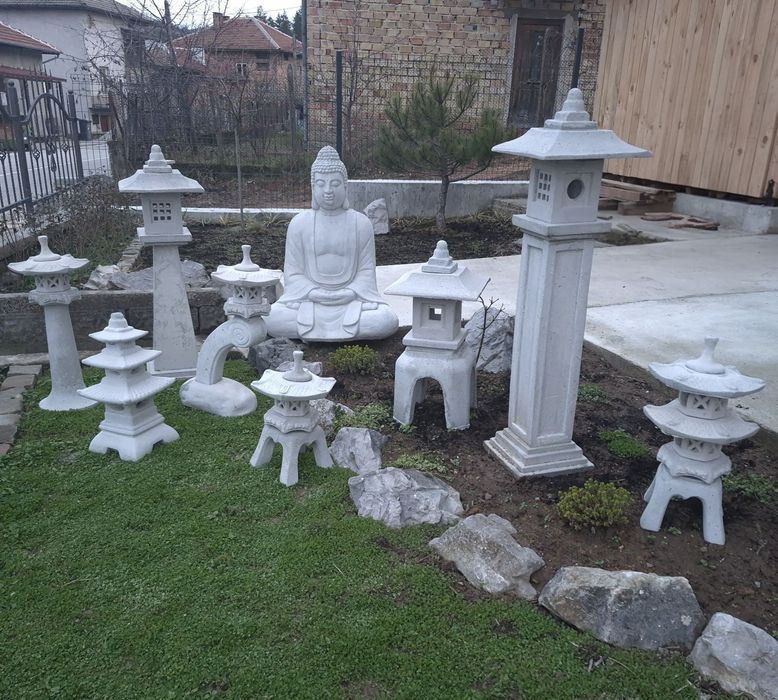 Градински/японски фенер 45/105см