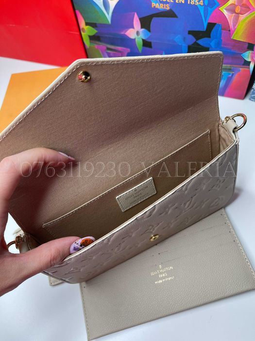 Geanta Louis Vuitton - Felice Ivoire +2 accesorii