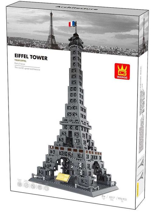 Wange Конструктор пластиковый «Архитектура. Эйфелева Башня»