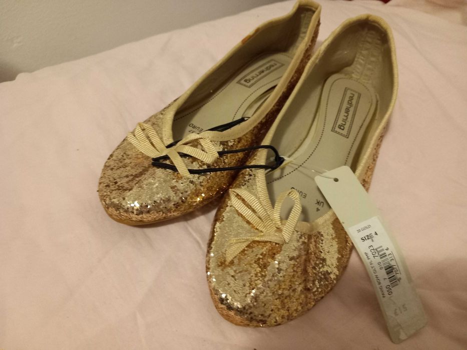 Balerini aurii marimea 36-37