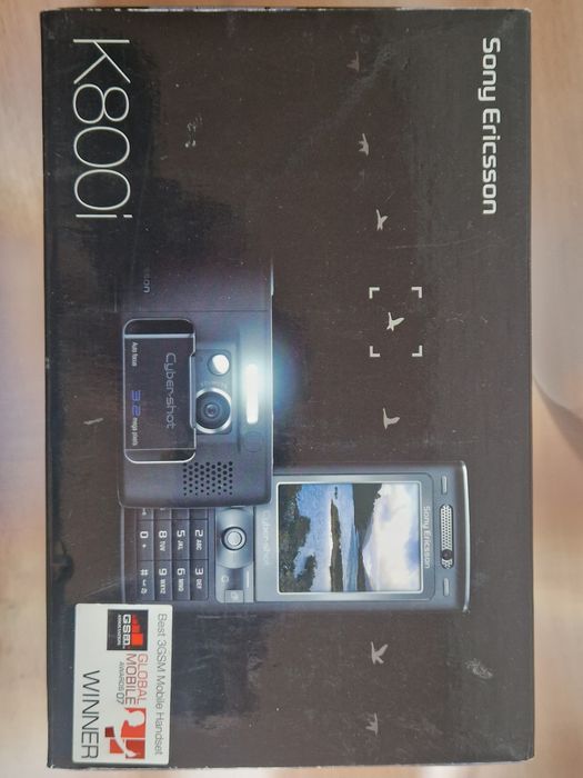 Telefon de colecție Sony Ericcson  K800i  Nou Full box impecabil