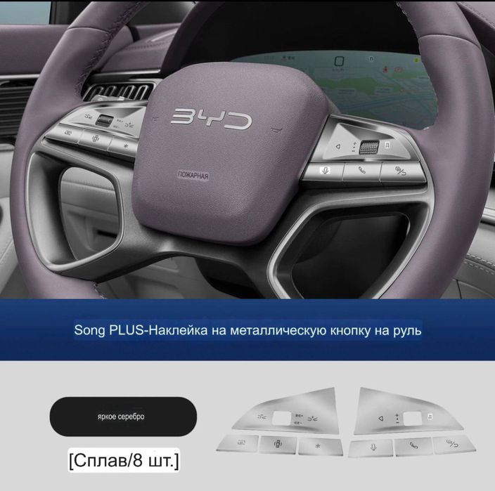 Накладки на кнопки руля BYD Champion Smart Drive