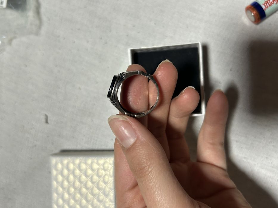 серебренная печатка