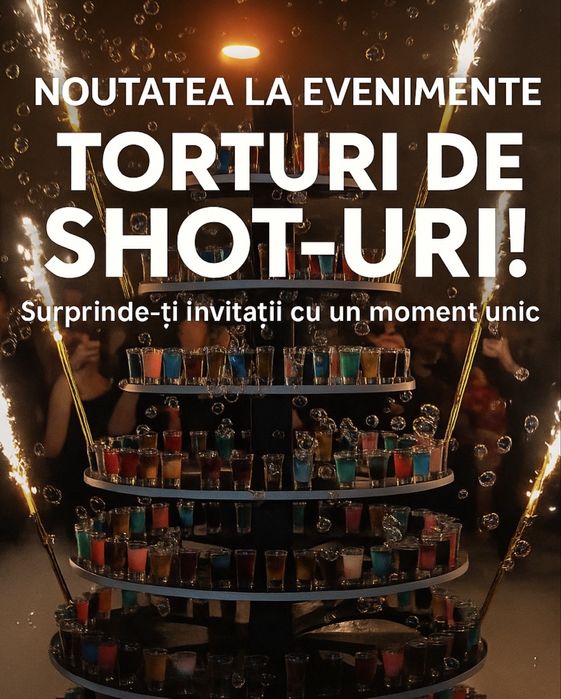 Torturi de Shot-uri pentru Nunți, Majorate, Botezuri și Petreceri