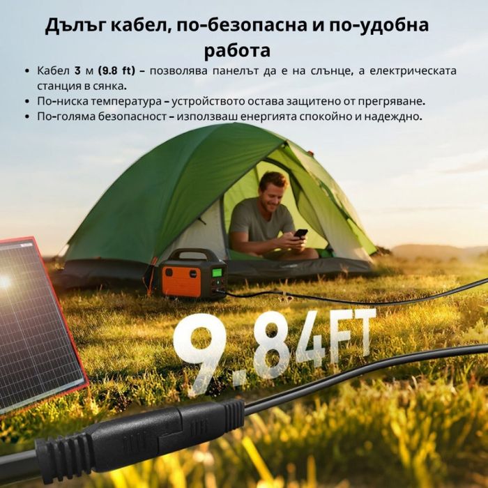 Преносим соларен панел DOKIO – надеждна енергия навсякъде