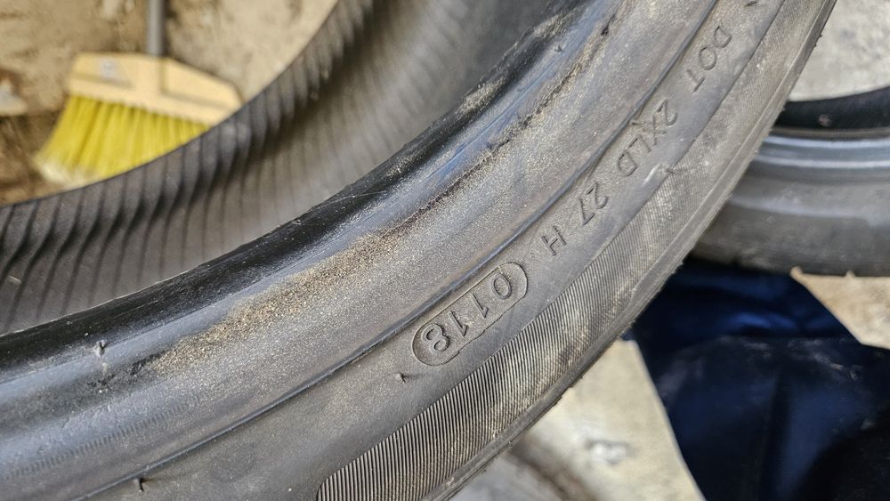 2бр гуми 255 40 19  ханкок