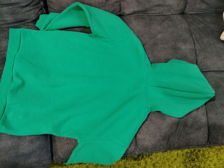 Худи оверсайз, зеленый