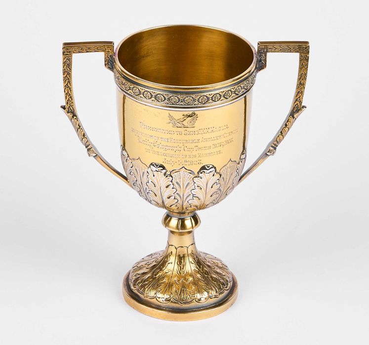 Cupa din argint 925 aurit,Birmingham an 1907-330 ml-argintart.ro