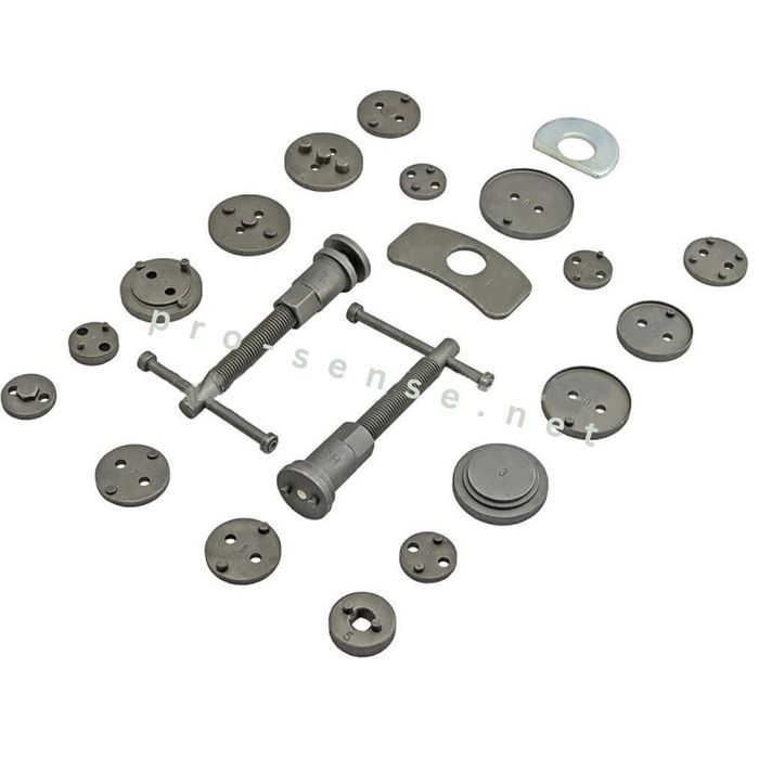 Комплект за дискови спирачки и накладки 21 части HAWEK