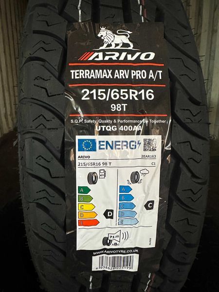 Нови джипови гуми ARIVO TERRAMAX ARV PRO A/T 215/65R16 98T НОВ DOT