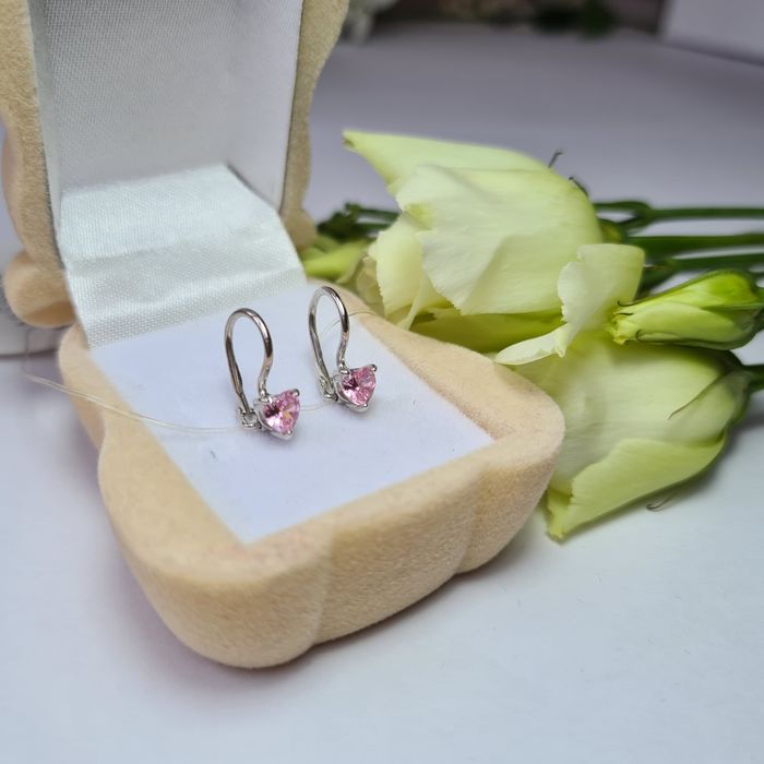 Серебряные сережки детские