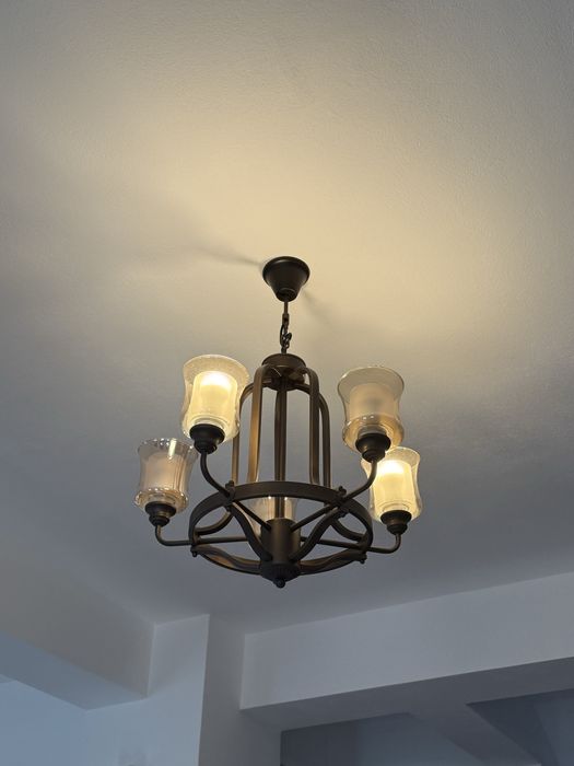 Candelabru din fier forjat 5 brate