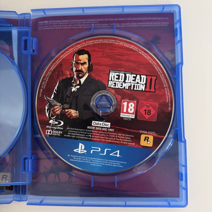 Red Dead Redemption 2 (RDR2) для PS4 | Полный комплект (2 диска)