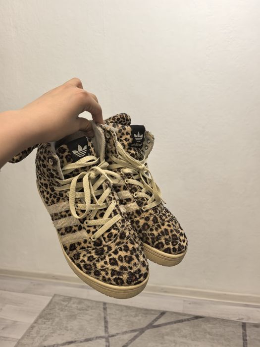 Adidas X Jeremy Scott Leopard Shoes
