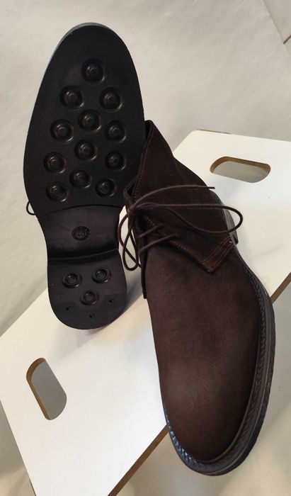 Ghete lace up chukka 40 39 43 Old Signature NOI piele naturala suede