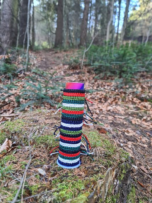 Brățări împletite manual din șnur satinat 3 buc/set