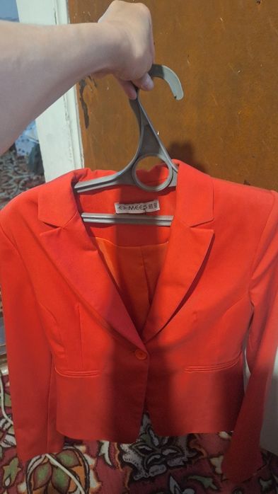 Пиджак красный турецкая