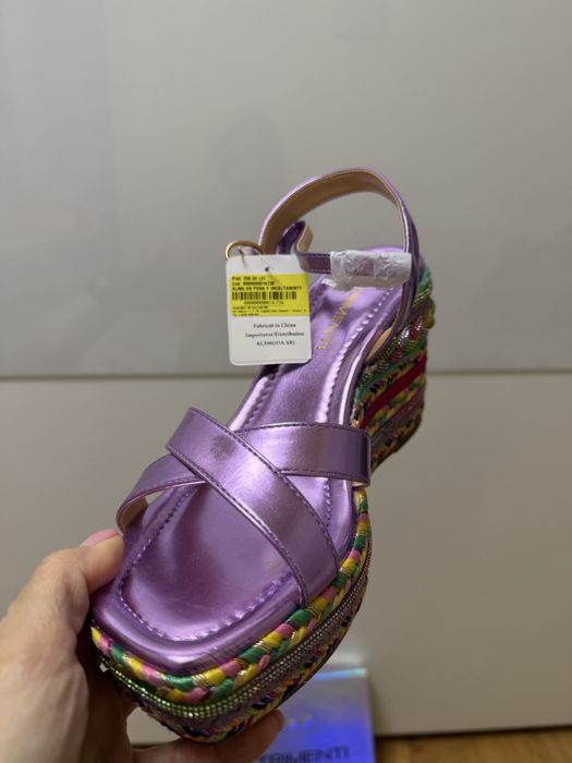 Sandale superbe Altrimenti, Lila, Marimea 39