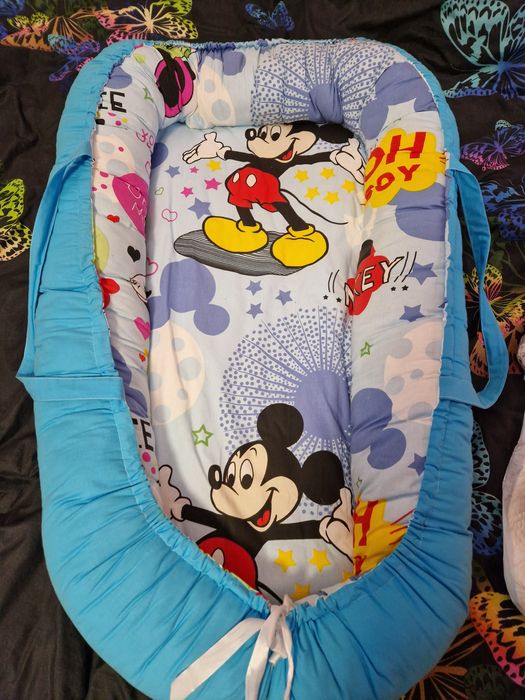 Бебешко гнездо синьо