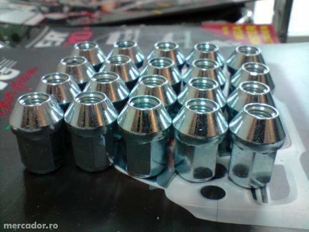 Piulite noi pentru jante din aliaj si/sau tabla/otel-livrare din stoc