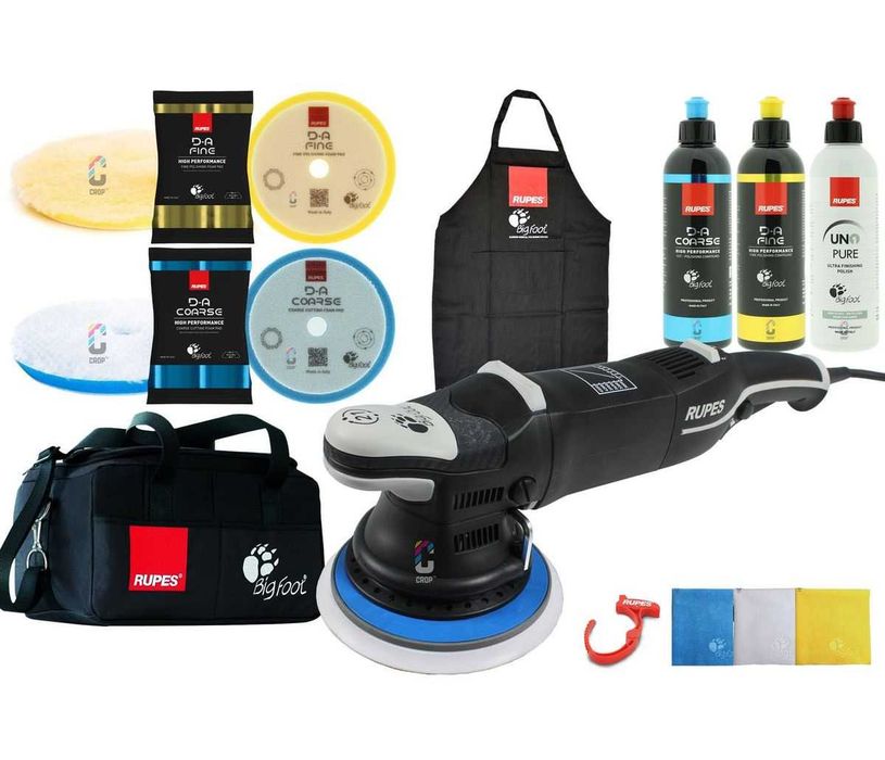 Комплект полираща машина Rupes BigFoot LHR 21MarkIII Random Orbital Polisher Polish Polishing Pads Luxury Kit