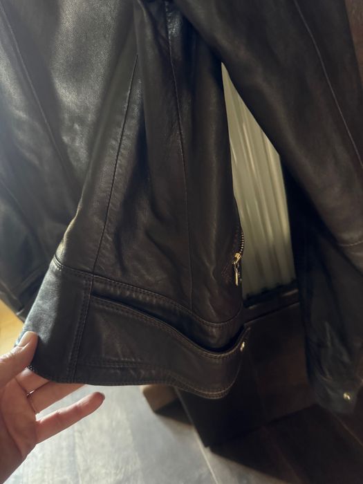 Massimo Dutti кожено дамско яке - размер М