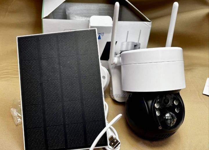 12 МРХ ICsee Соларна камера камера с соларен панел охранителна камера