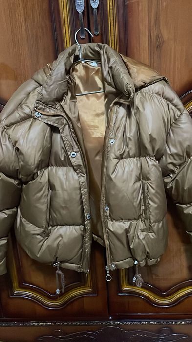 Оверсайз куртка Натуральный пух