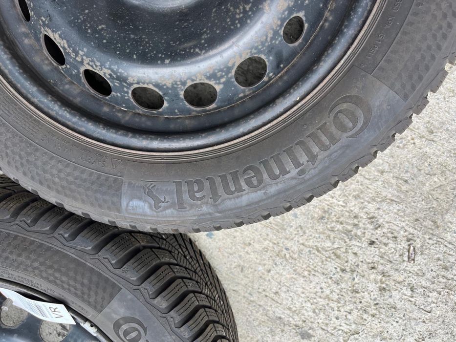 Jante tabla cu senzori 16 Renault Megane echipate iarna 205 55 16 Continental