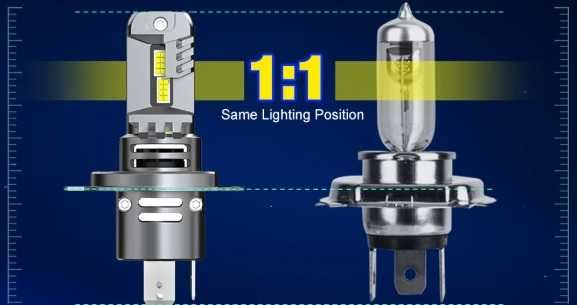 H4 LED Крушки 6500K 12V
