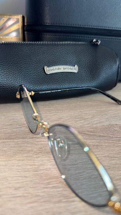 Chrome Hearts слънчеви очила в синьо
