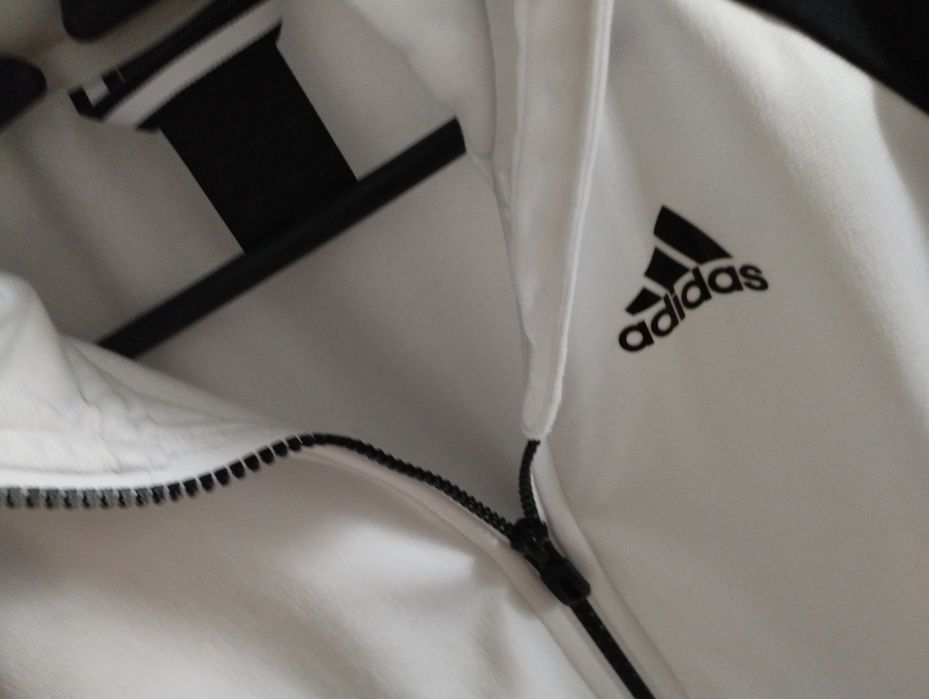 Pulover Adidas Alb