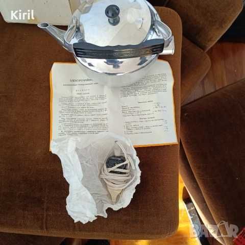 Ретро електрически чайник 2 литра нов