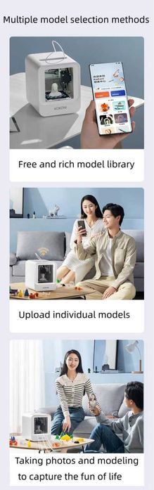 Bolalar uchun sun'iy intellektli ixcham 3D printer - zudlik bilan!