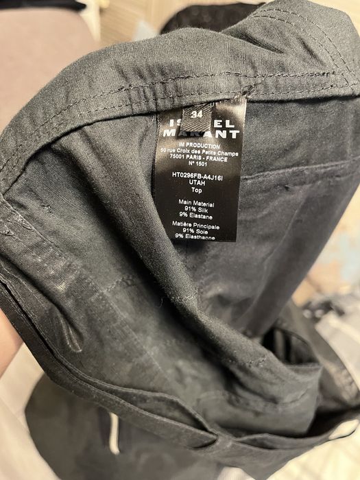 Pantaloni Isabel Marant matase