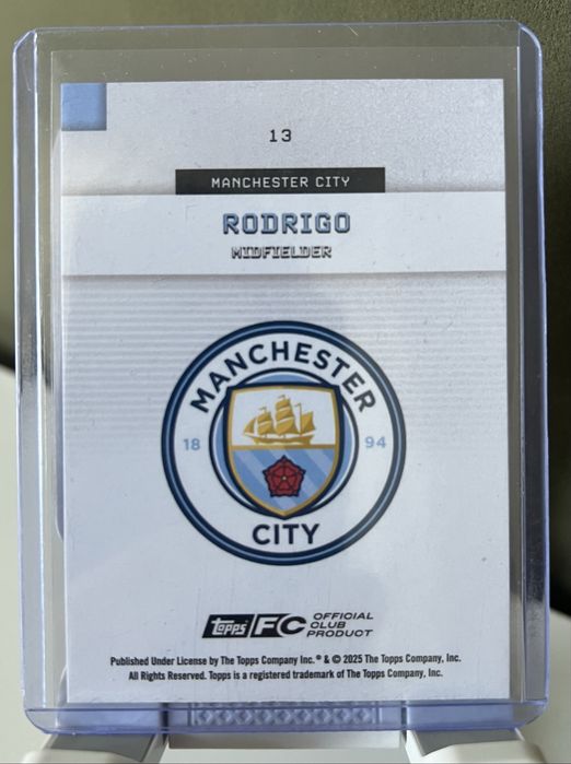 Rodri topps Manchester City 1/10
