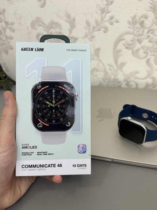 Smart watch. green lion