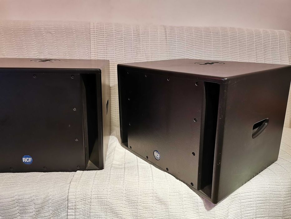 2 Boxe Bass S4012 RCF Acustica Subwoofer 400 W-8 Ohm