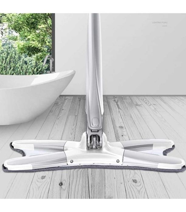 Моп с микрофибърна подложка за бързо и ефективно почистване