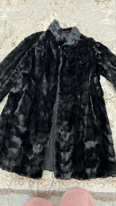 Норковая шуба (стрижанная)