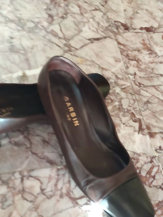 Лот от естествена кожа на маркови боти и обувки, нови и използвани