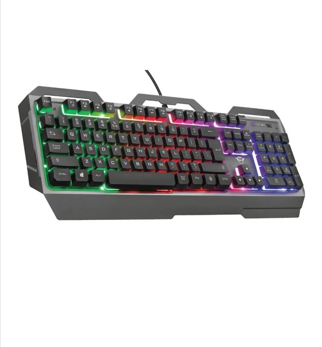 Tastatura gaming Trust GXT 856 Torac, Iluminare RGB, Negru